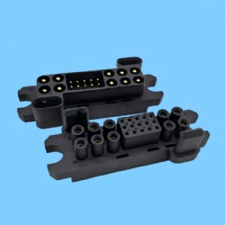 LINK Series Multi-Core Power Connector - Crown Spring Jack High Current Connector for EV Charging & Industrial Applications